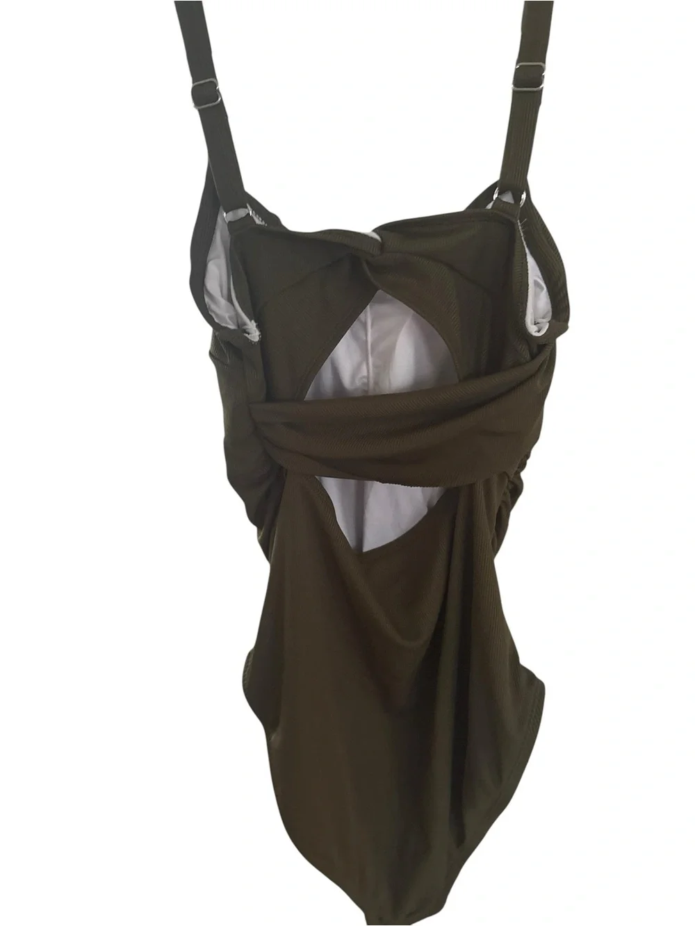 Cupshe Olive Green One-Piece Swimsuit